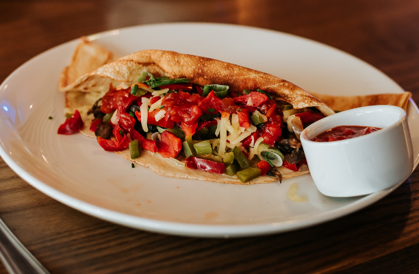 Vegetable Fajita Pancake